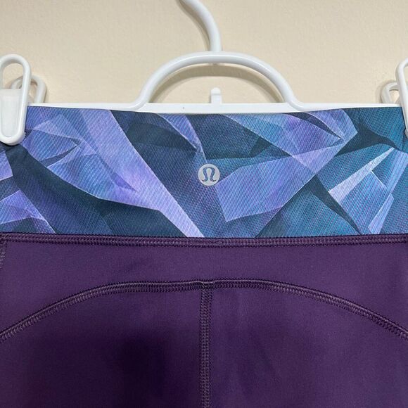 Lululemon Purple Speed Track Shorts 8 Biker Shorts Athletic - Picture 4 of 8